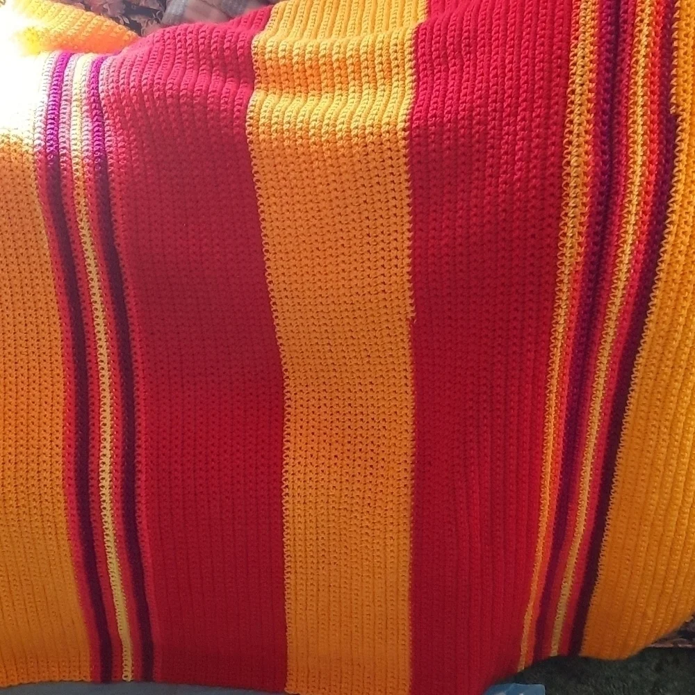 Hand Crafted Crochet Quilt New
